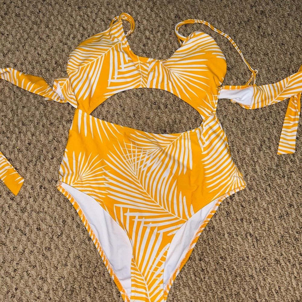 tropical one piece cut out